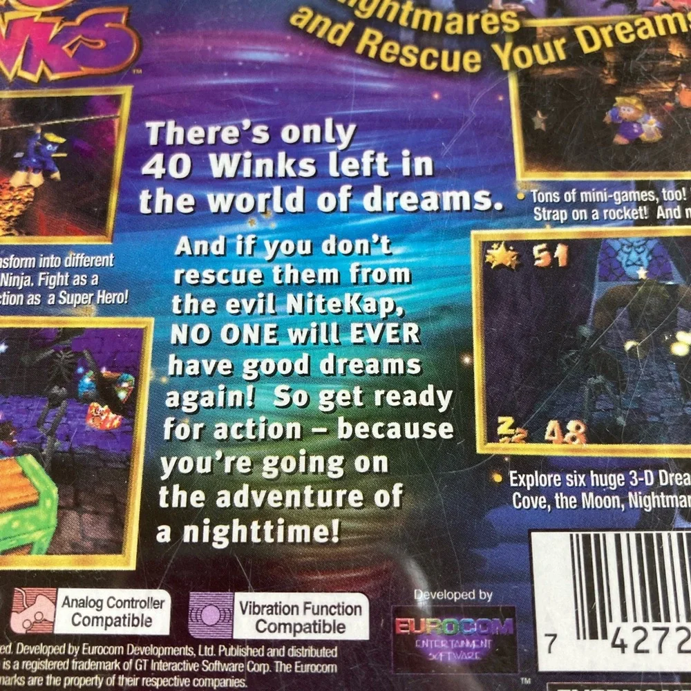 PlayStation one game “40 winks “complete - Picture 8 of 13
